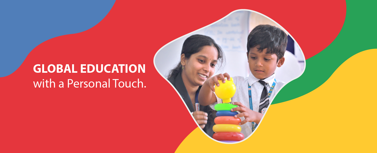 Preprimary Child with teacher Image